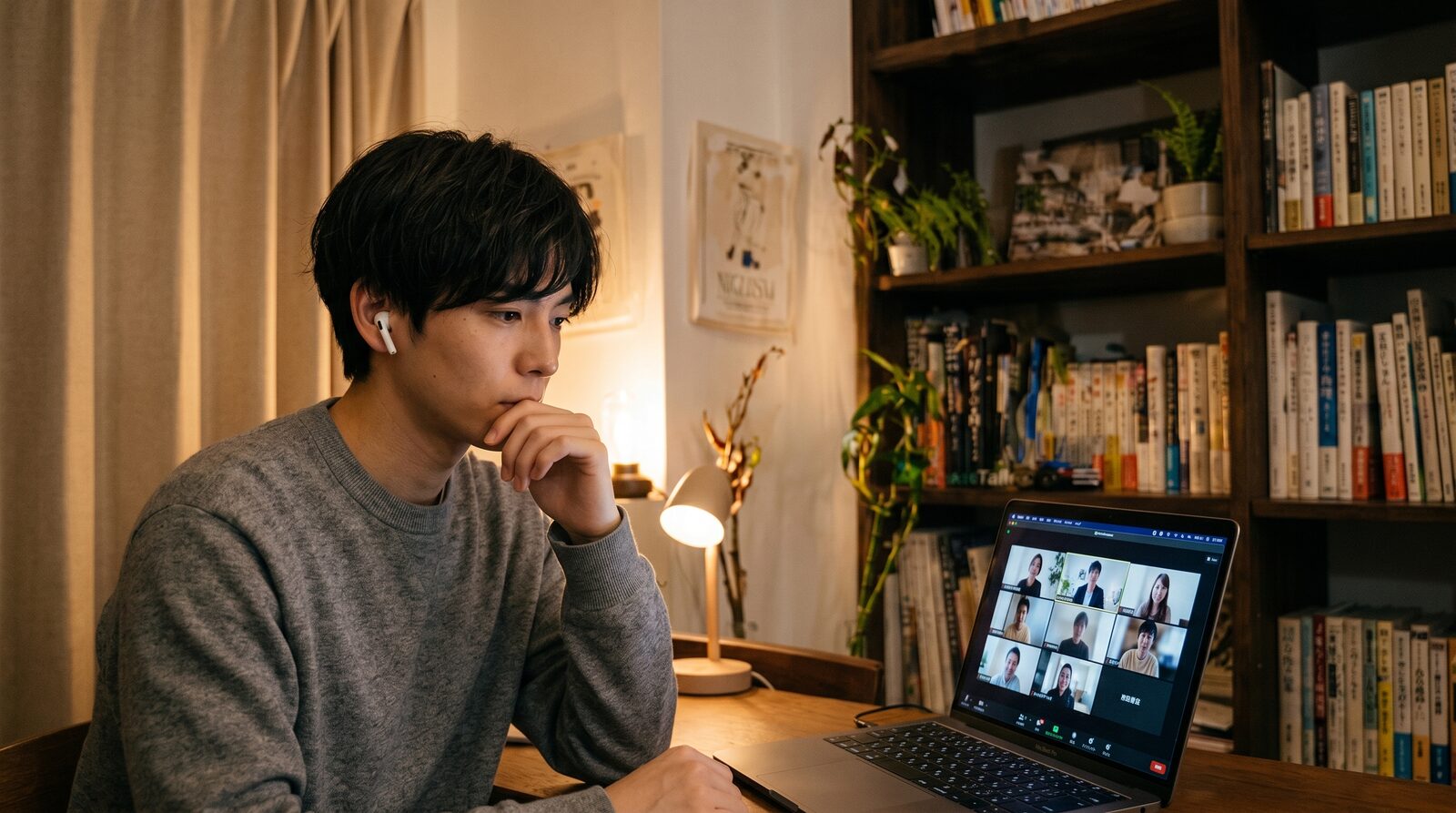 リモート会議でGhostTalkを使うユーザー