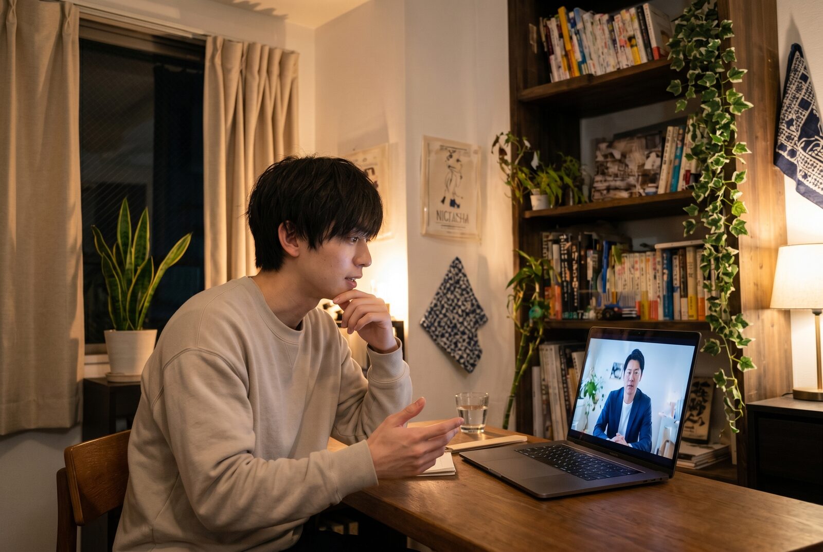 オンライン面接シーン